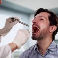 Blocked salivary gland symptoms, salivary duct blockage, salivary gland swelling